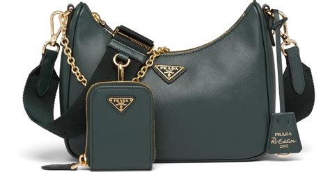 prada re edition 2005 green|Prada bag 2005 re edition.